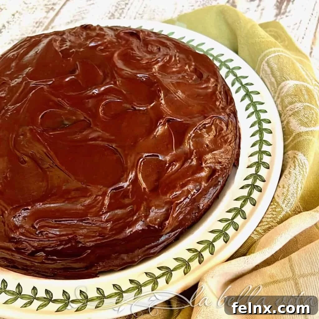 Final Chocolate Cake Presentation