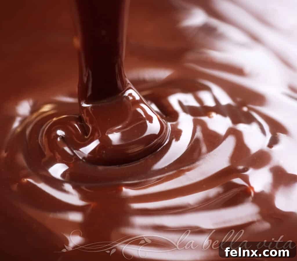 Slicing the Ultimate Chocolate Cake