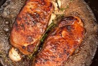 Keto Garlic Butter Herb Seasoned Pork Chops
