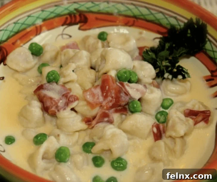 Tortellini with Prosciutto