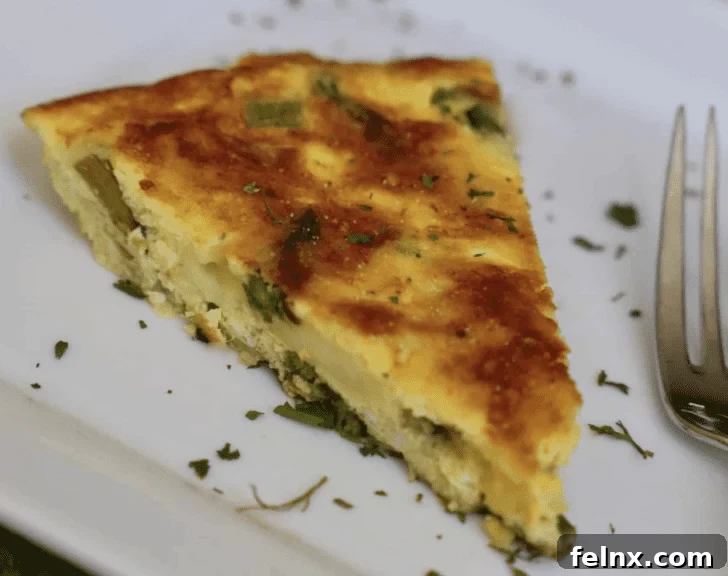 Asparagus and Fontina Frittata