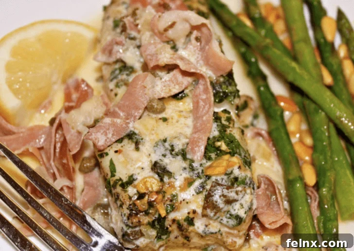 Prosciutto Wrapped Halibut