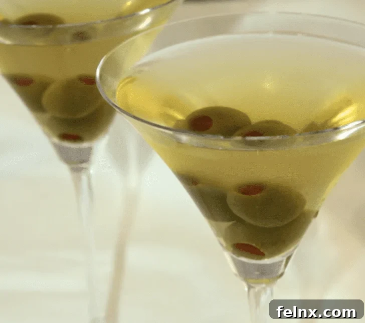 Dirty Martini Cocktail