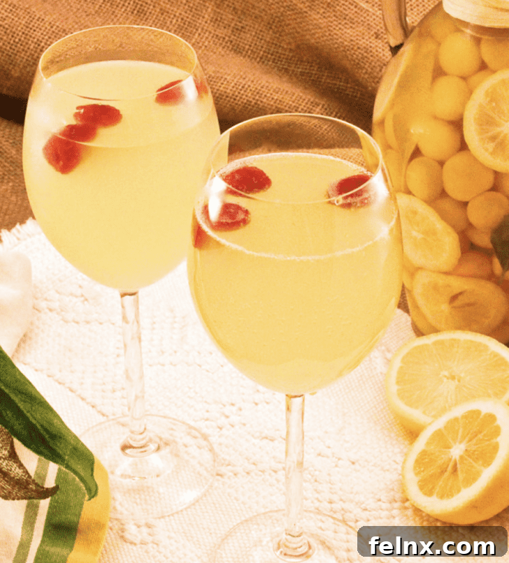 Limoncello Prosecco Drink
