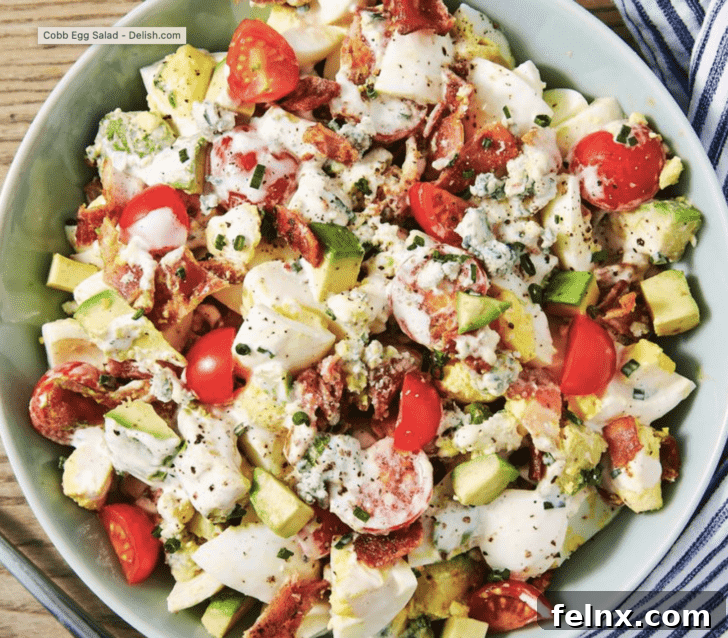 The Ultimate Collection of Forty Best Egg Salad Recipes 10 Cobb Egg Salad