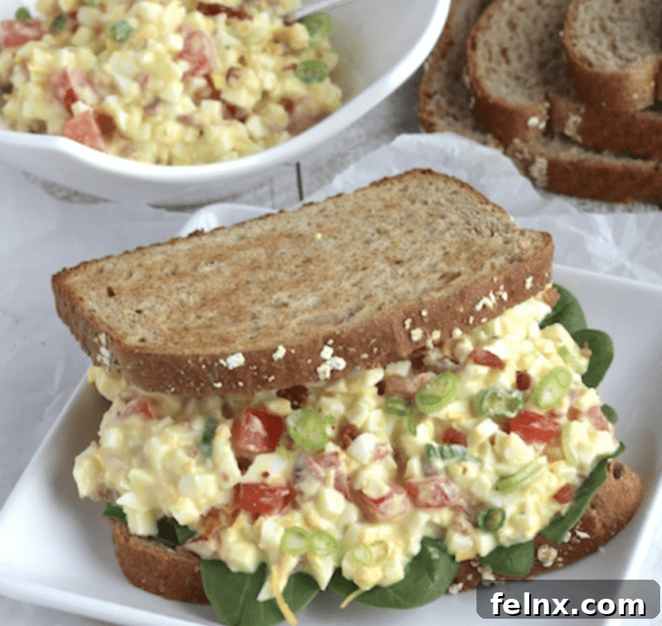 The Ultimate Collection of Forty Best Egg Salad Recipes 13 BLT Egg Salad