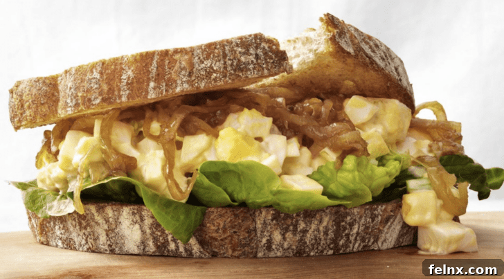 The Ultimate Collection of Forty Best Egg Salad Recipes 7 Caramelized Onion Egg Salad