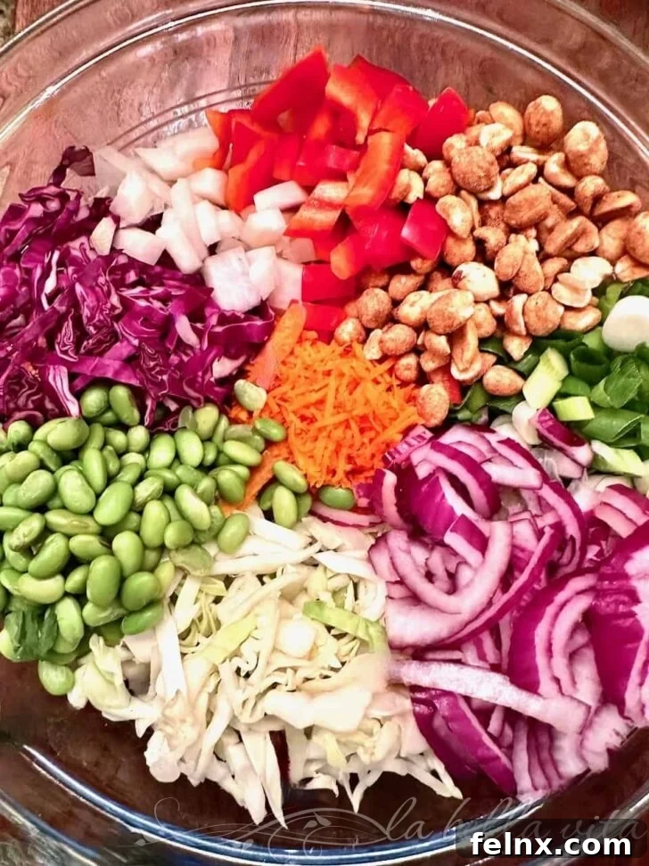 Platter of Asian Chopped Salad