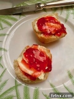 Classic Scottish scones served with jam