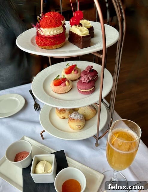 Baked goods and scones at Edinburgh Castle cafe