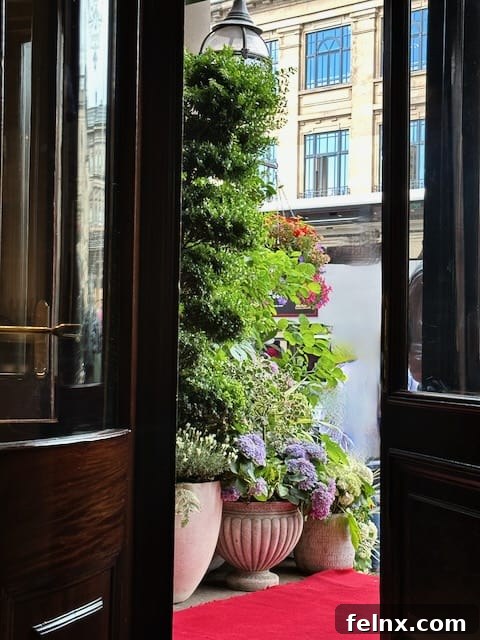 Floral Entryway at The Balmoral