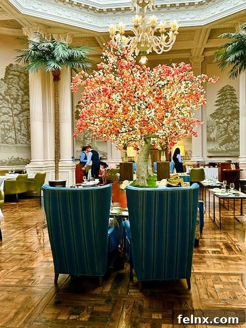 The Grand Glass Atrium of Palm Court