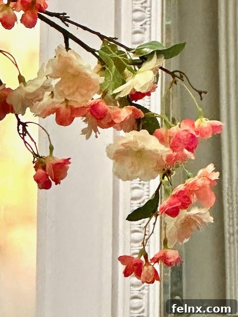 Mirror Reflections and Flowers