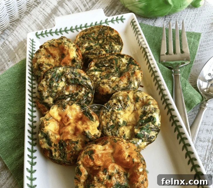 Mini frittata versions for snacks