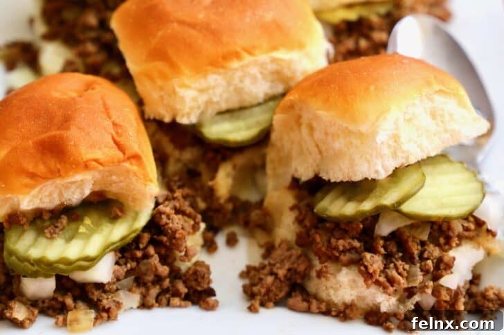 Loose Meat Sandwich Texture
