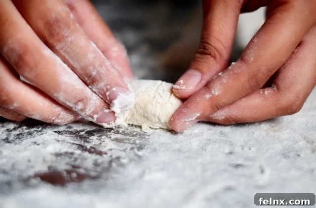 Cutting Gnocchi Ropes