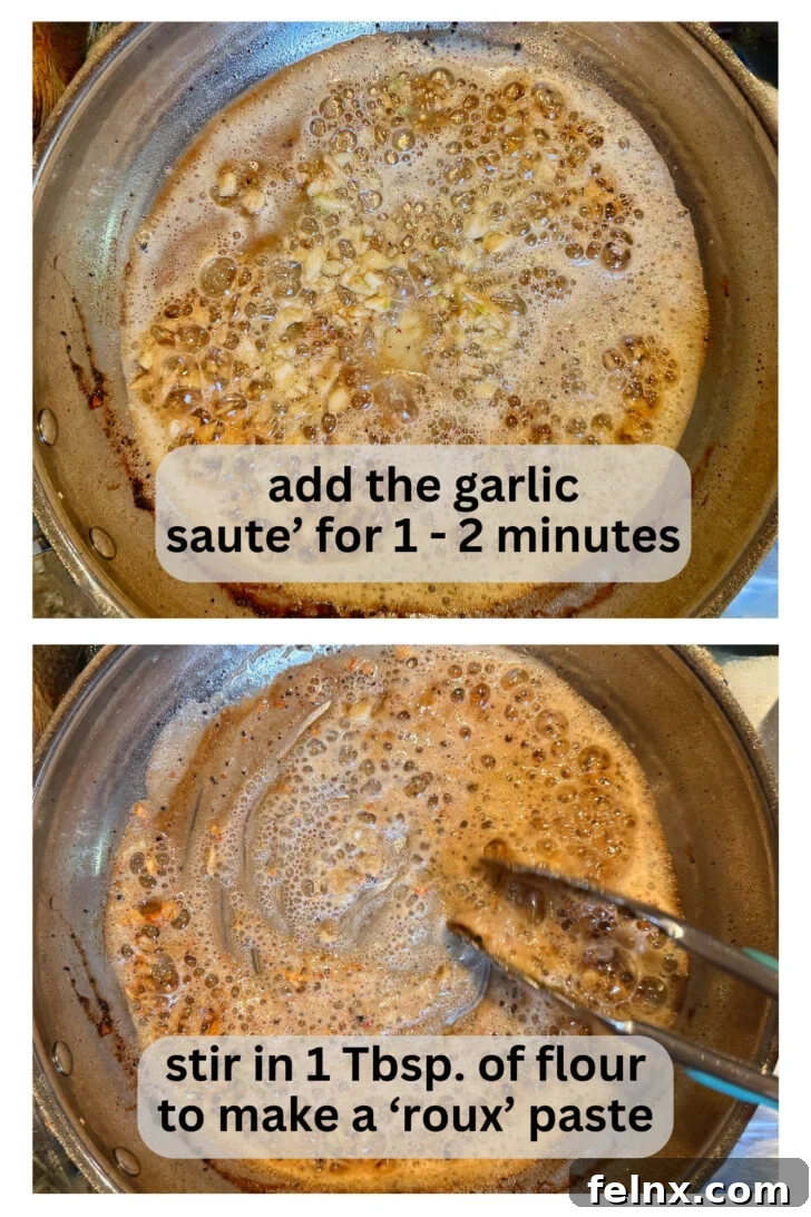 Making the sauce