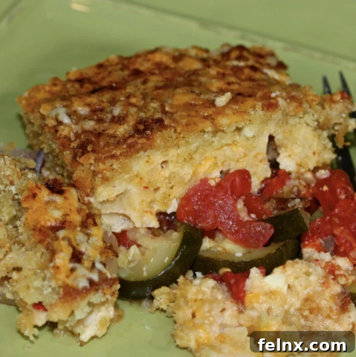 Summer Zucchini Gratin with Melted Asiago