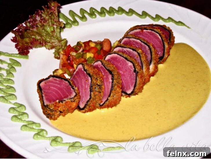 Seared Ahi Tuna Thai Appetizer