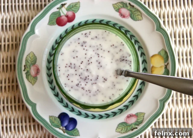 Creamy Homemade Poppy Seed Dressing