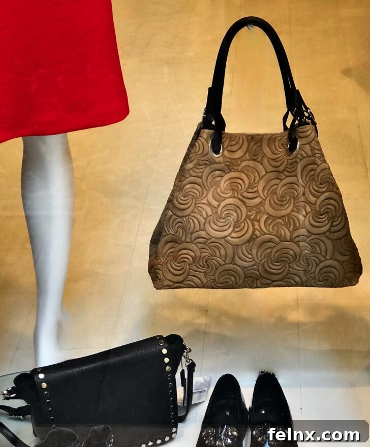 Italian leather bag design