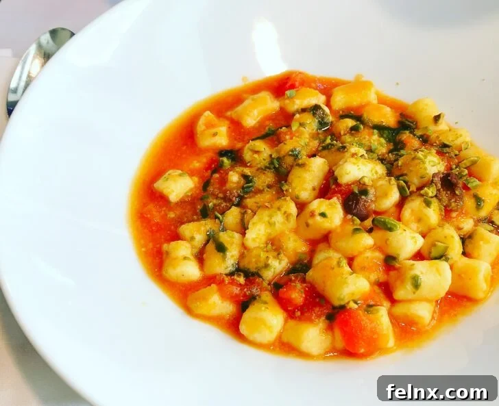 Gnocchi at Locanda 4 Cuochi