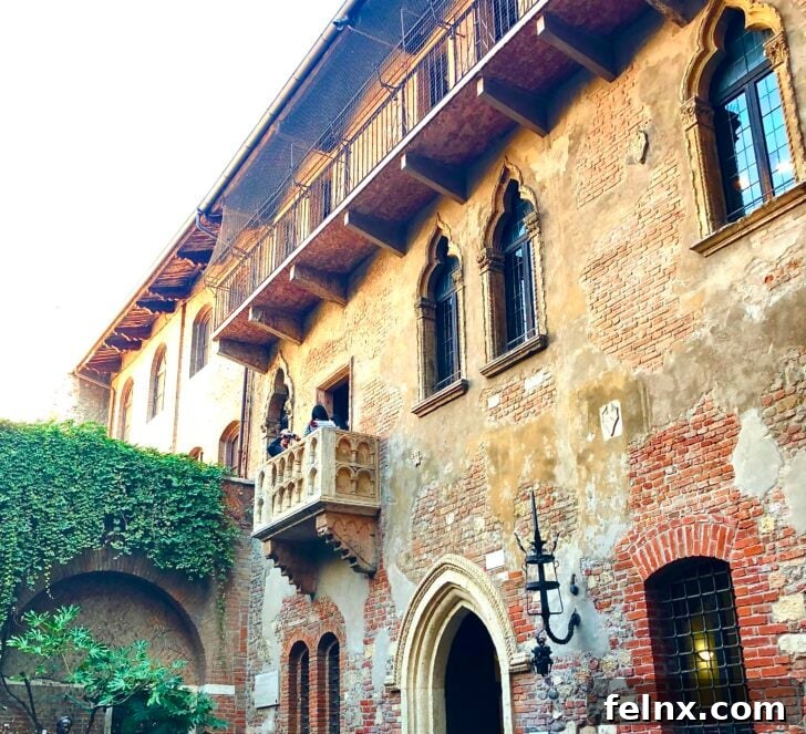 Juliet's Balcony in Verona