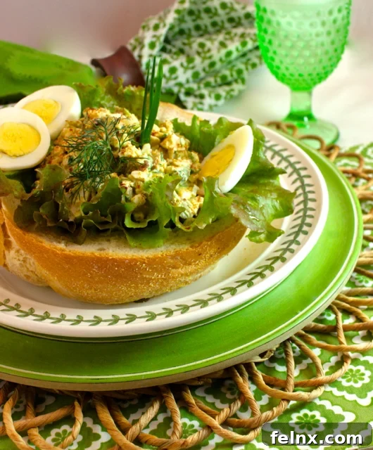 Classic Mediterranean egg salad served in a bowl