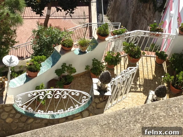 Italian vertical gardening