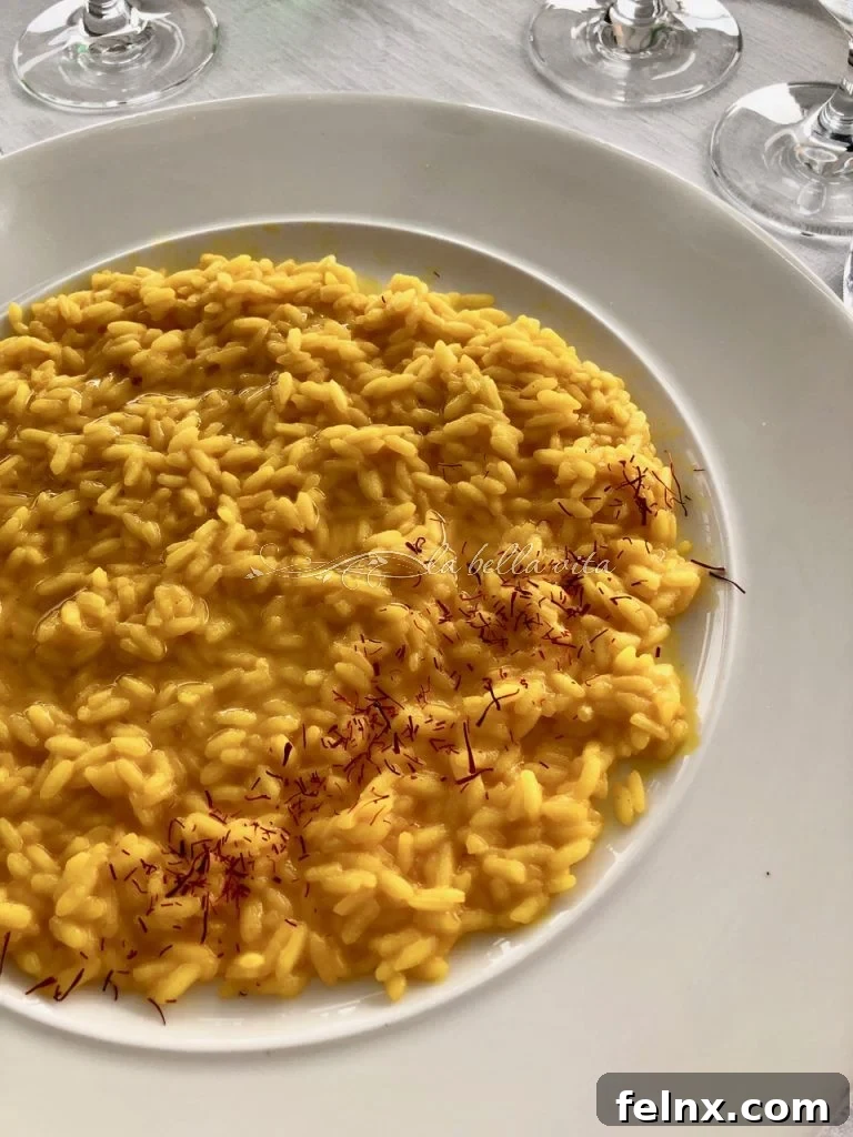 Authentic Risotto served in Milan