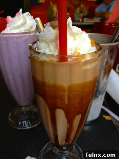 Rich Chocolate, Kona Coffee, Macadamia Nut, and Caramel Shake from Cool Cat Cafe
