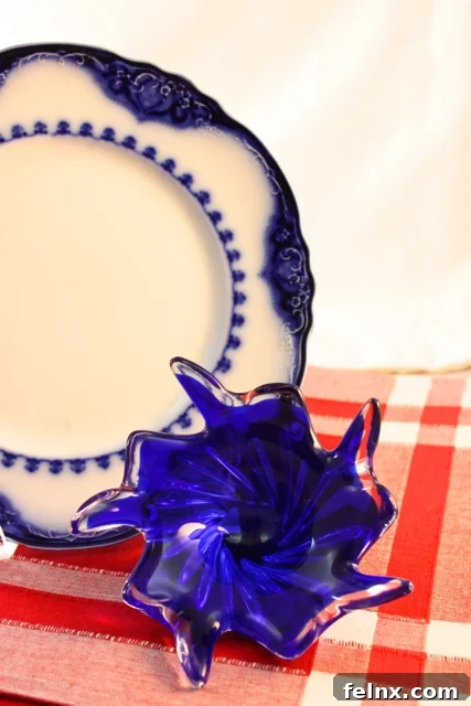 side view of murano glass bowl