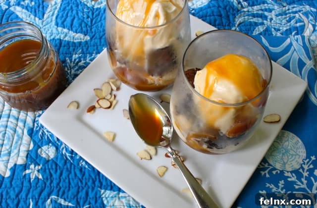 Delicious Espresso Brownie Parfaits with Amaretto Ice Cream