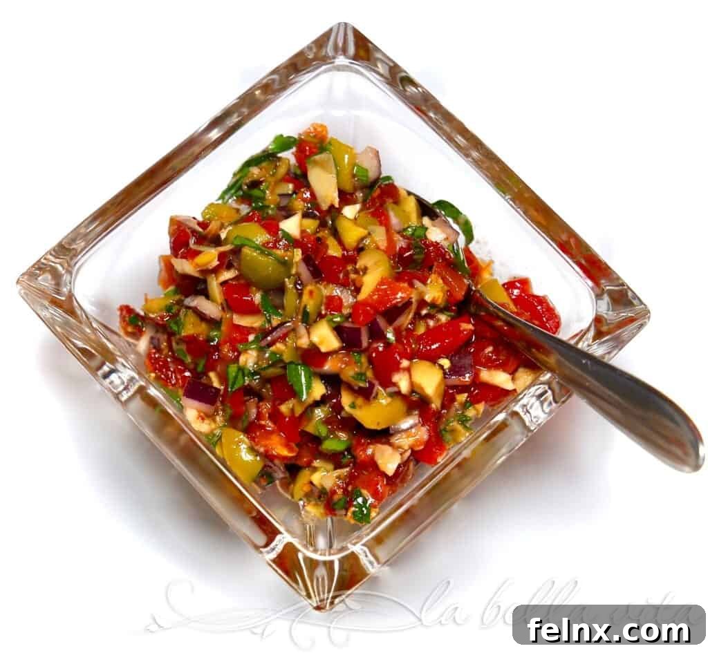 Mediterranean Salsa Cruda for KETO Italian Grilled Swordfish
