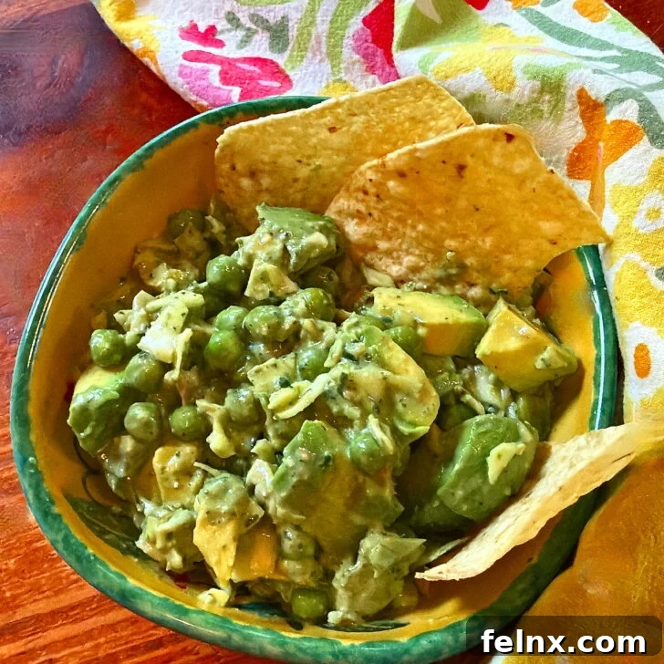 Green Goddess Salad served as a dip